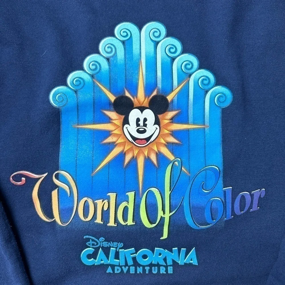 Disney blue women’s Pull over long sleeve California S - Picture 2 of 7